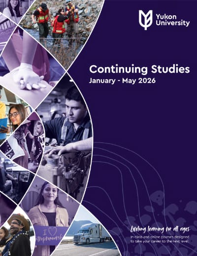 Cover of Continuing Studies course guide winter 2026