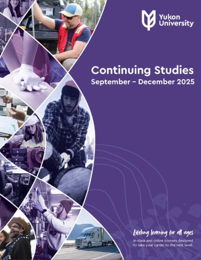 Cover of Fall 2025 Continuing Studies Course Guide document