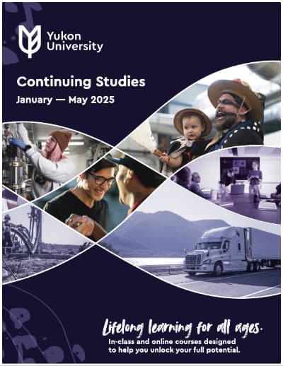 Cover of Winter 2025 Continuing Studies Course Guide document