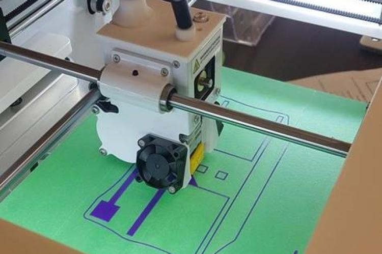 The YukonSat team will use a 3D printer to print prototype components of the robotic arm that will be the main mission payload on YukonSat. 