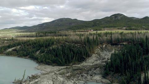 Permafrost slump