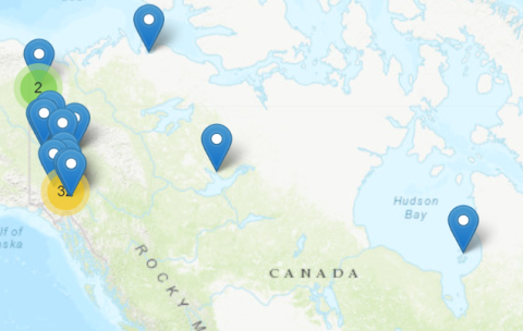 Number of Hudson's Bay locations in Canada in 2023