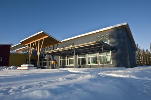 The YukonU Mayo Campus building